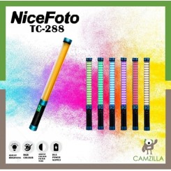 NICEFOTO RGB LED VIDEO LIGHT TC-288 *FREE BATTERY AND CHARGER 